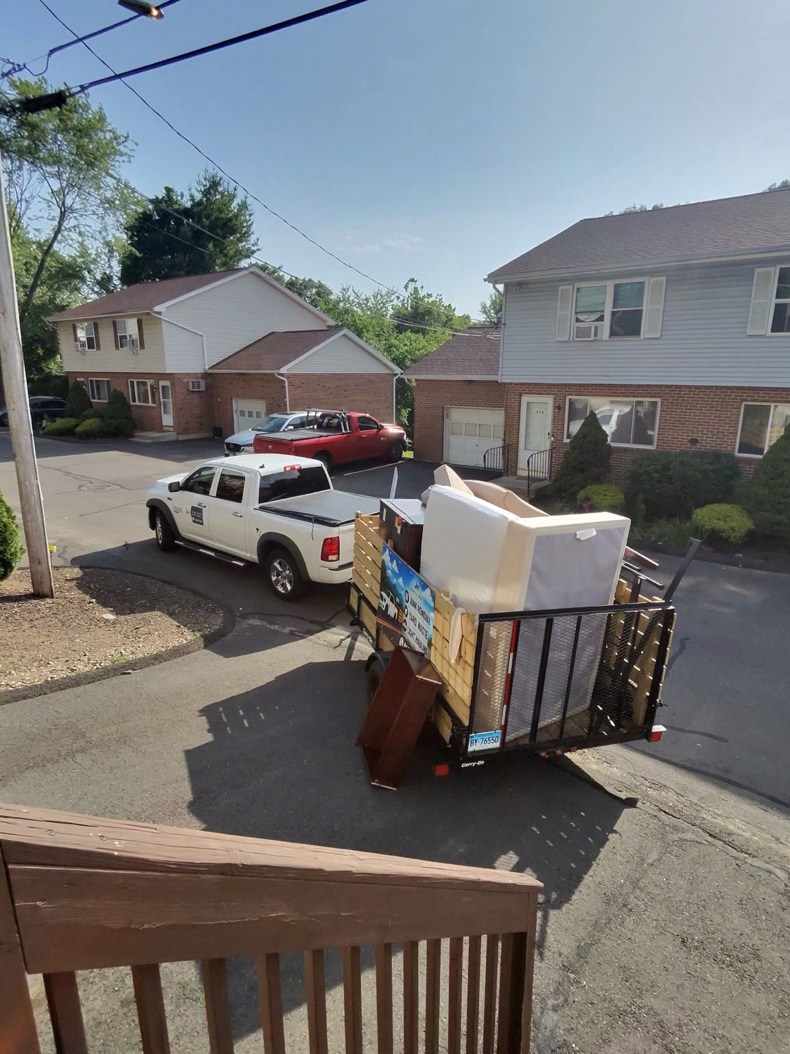 Furniture loaded for removal